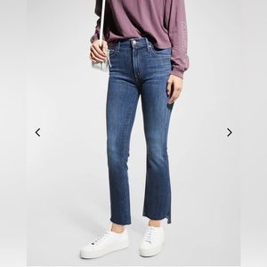 Mother the insider crop step fray size 24
